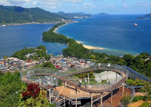 La meilleure vue panoramique du Japon depuis la plate-forme d'observation !