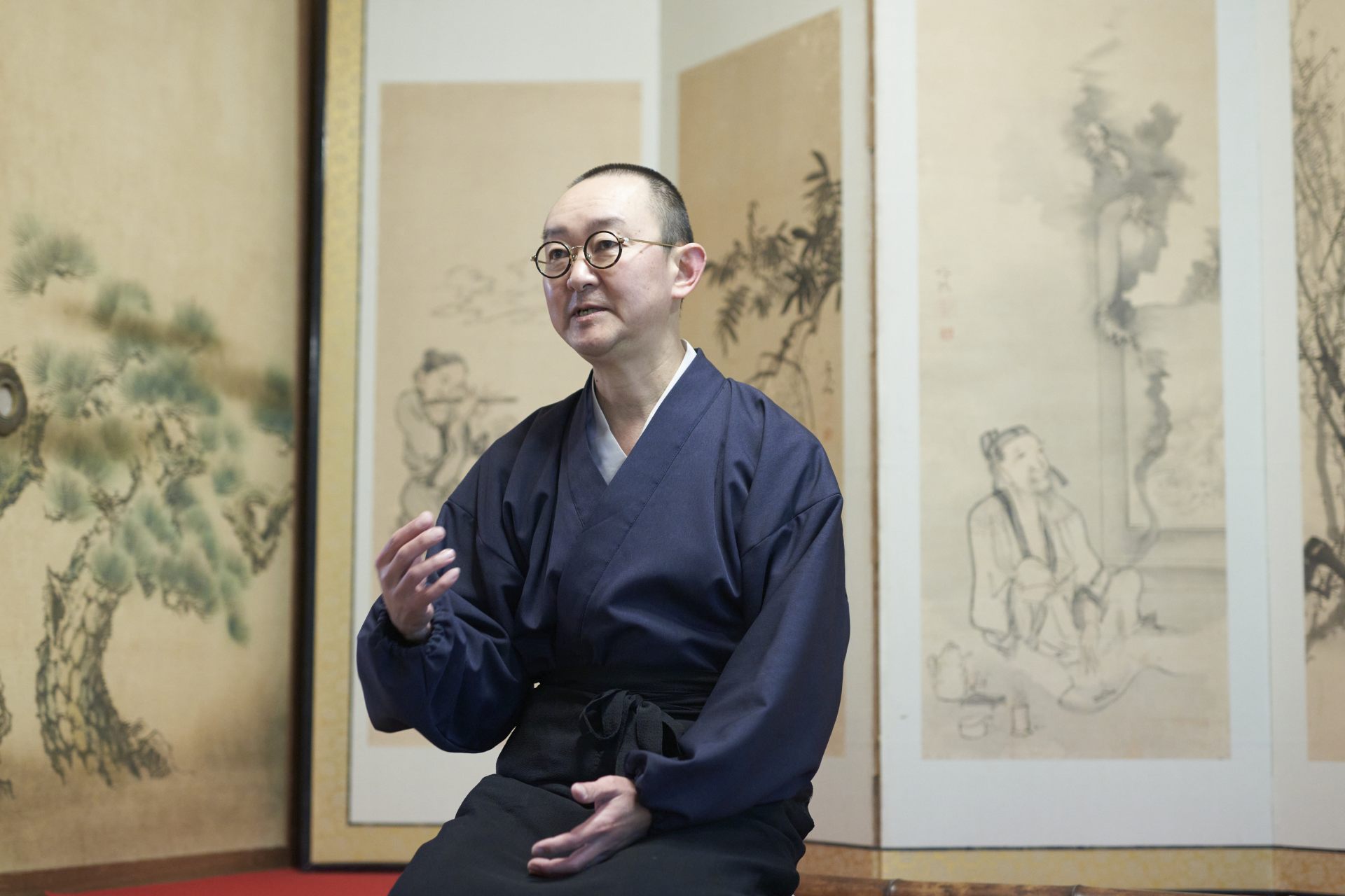 Le prêtre en chef du temple Kansho-in Sanrakuso, l'histoire de Goken Shimizu est également à écouter absolument