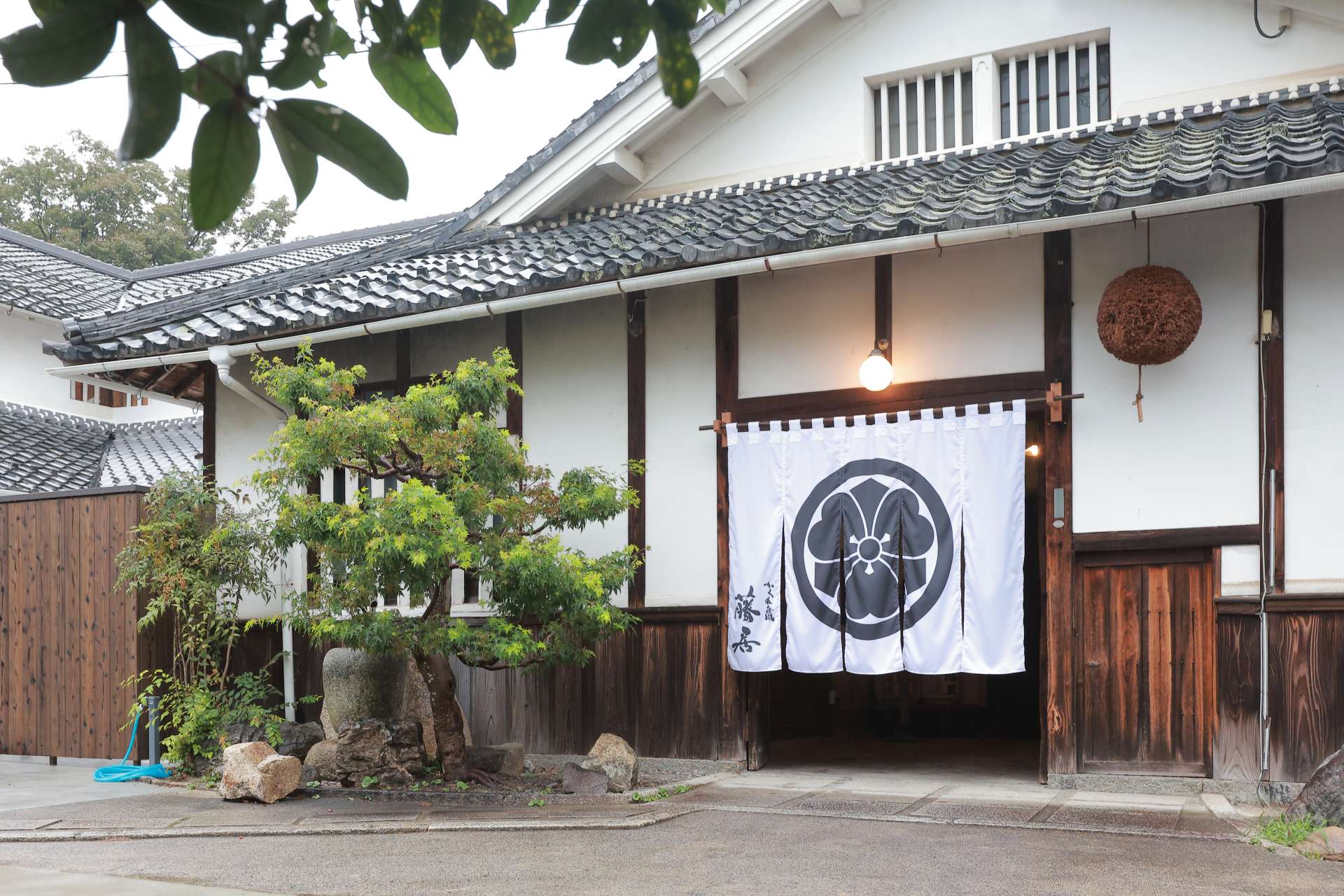 The sake brewery is designated in Japan as a Registered Tangible Cultural Property.