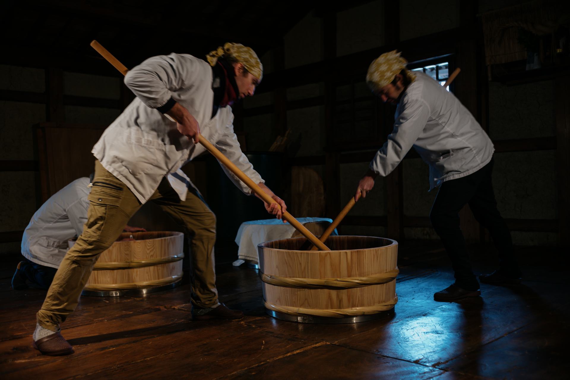 Tomita Brewery's sake is brewed by hand in micro batches. 