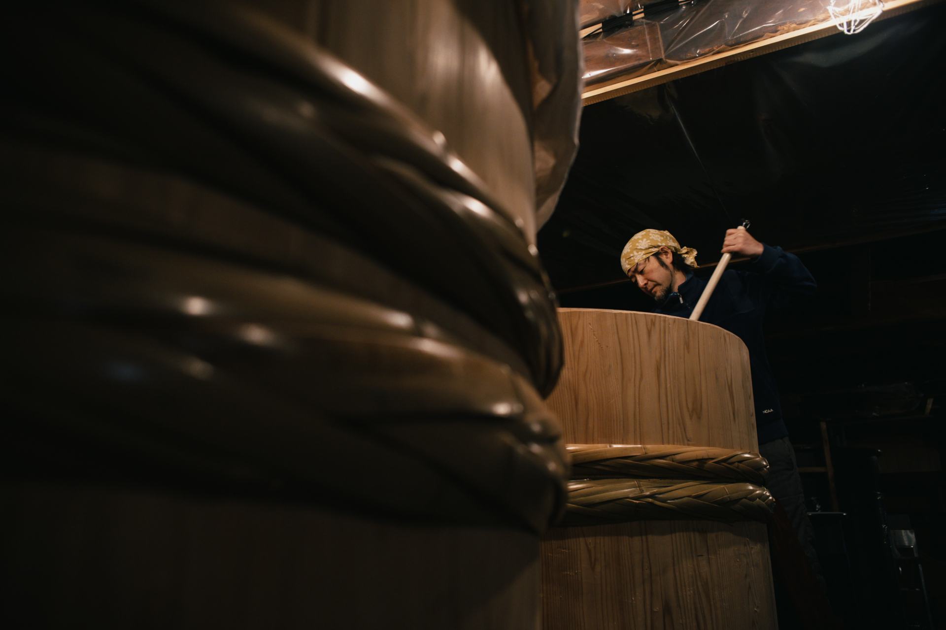 Reexploring the use of wooden barrels, a classic tradition to share into the next generation. 