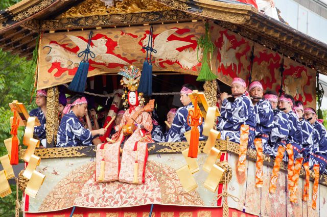 Festival de Gion Yamahoko Junko (antes del festival)