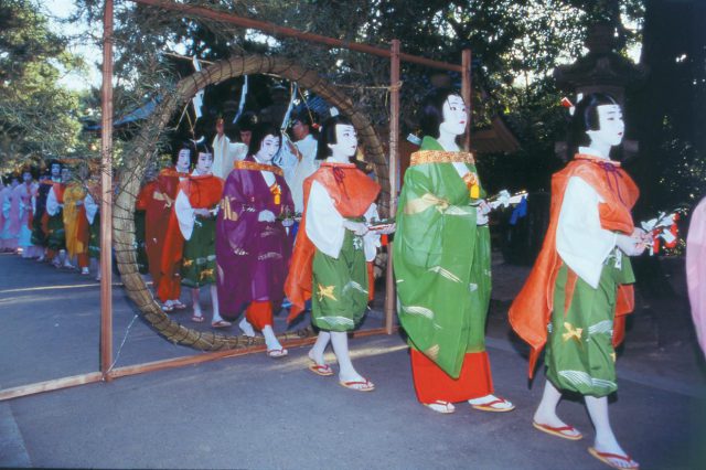 Festival Sumiyoshi/défilé du sanctuaire portable