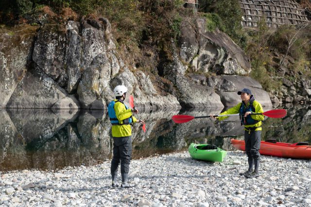 Canoeing Down the Kozagawa River