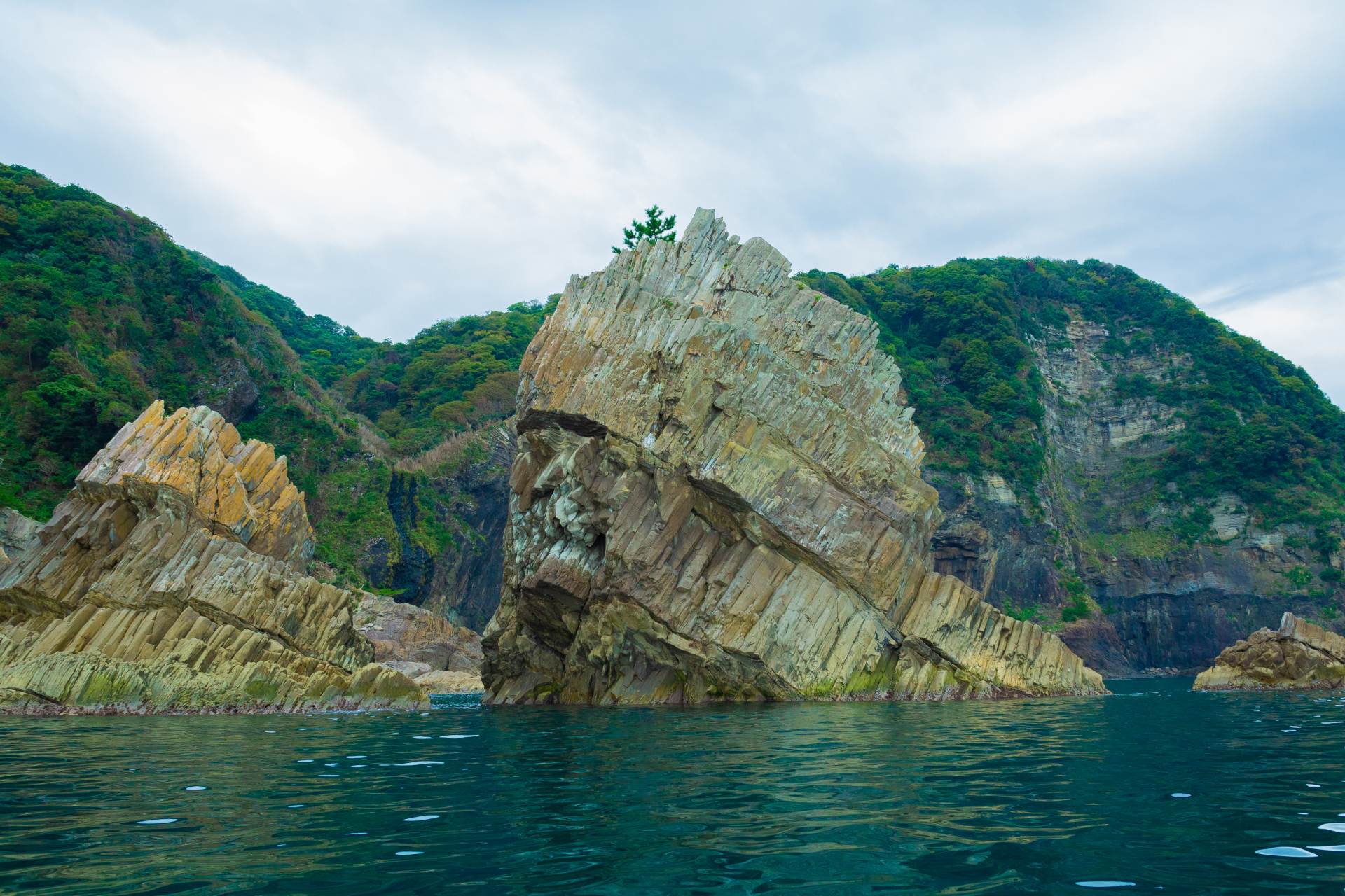 This strange unique rock is looking like a human’s face.