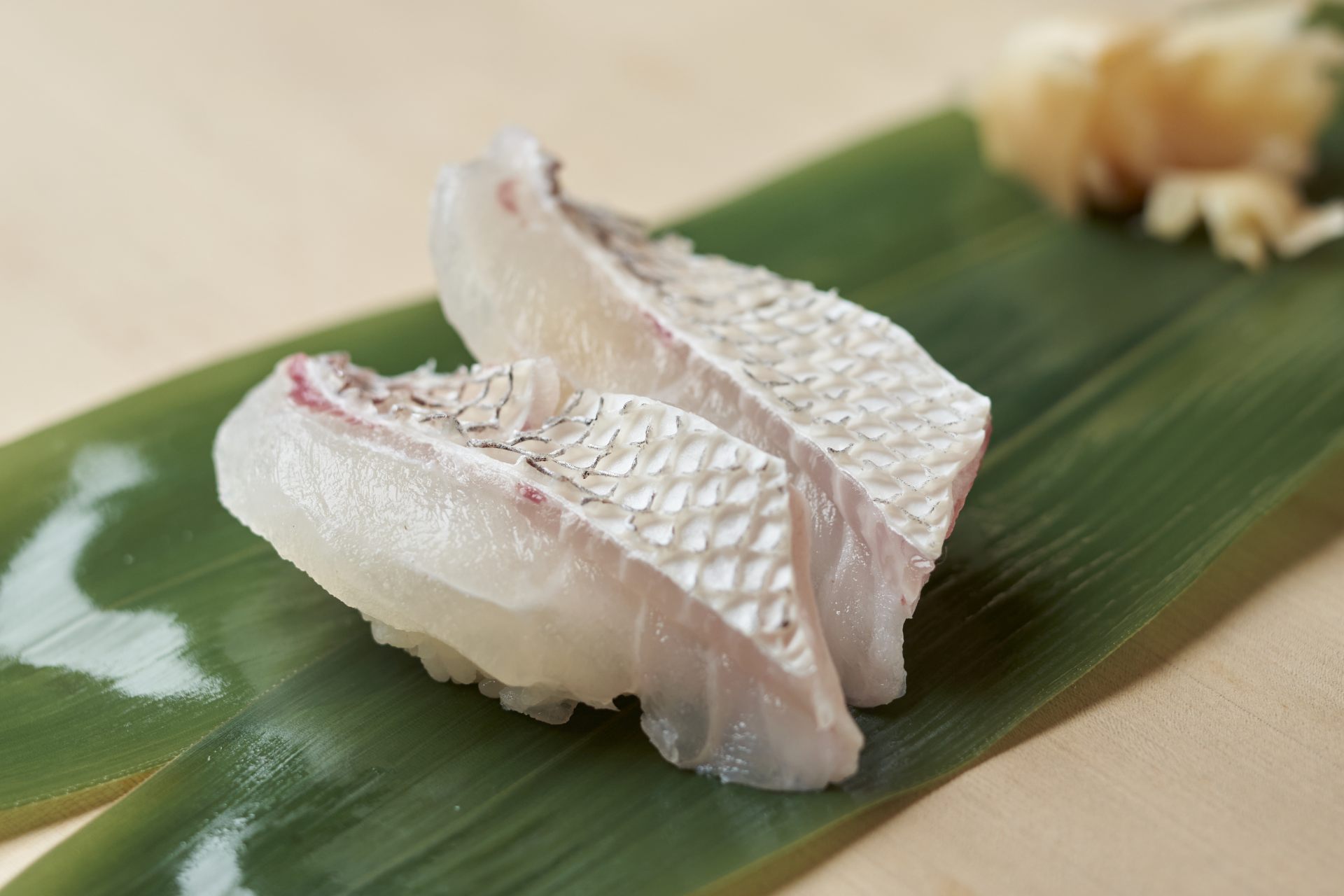 Sea bream is Naruto’s specialty. The wild harvested fish has a firm texture and complex flavor.