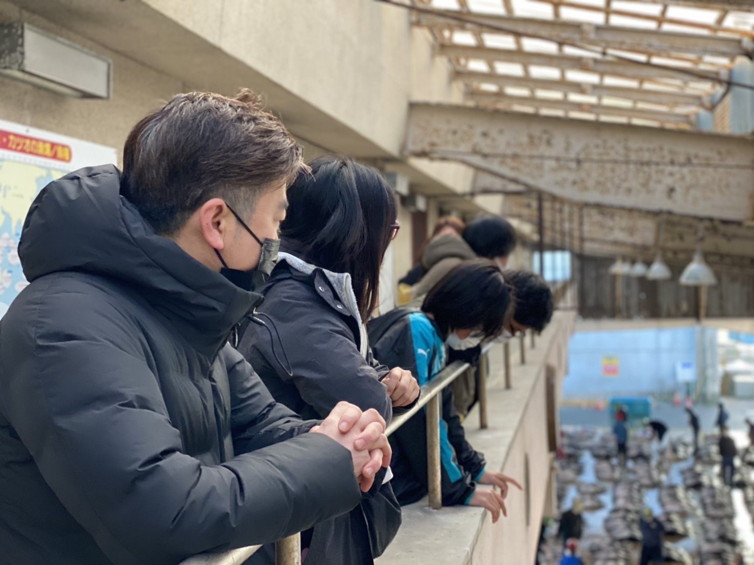 Le dynamisme du marché se ressent dans la zone d'observation à l'étage supérieur.