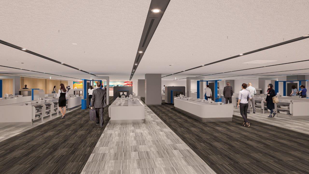 New domestic security checkpoint (smart lanes) image