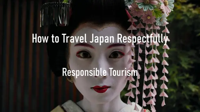 What tourists should know before visiting Japan.  To further expand responsible tourism.