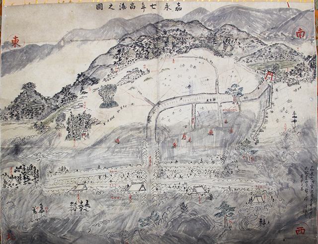 Takanami-no-Zu in the 7th year of Kaei era (the 1st year of Ansei era)(Picture of Tsunami in 1854)