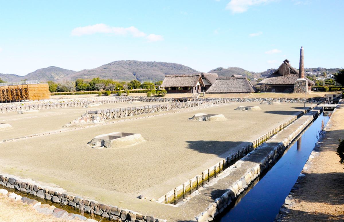 Banshu Ako, the largest salt production site in Japan