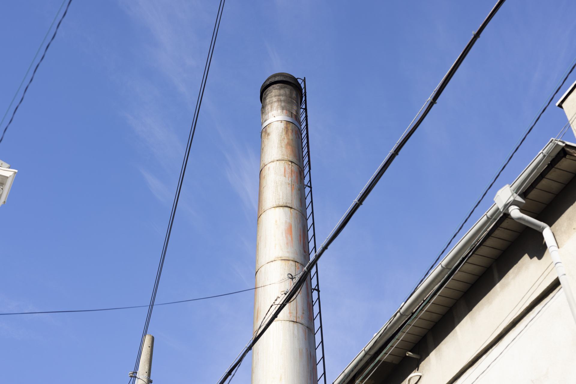 A chimney of the bathhouse.