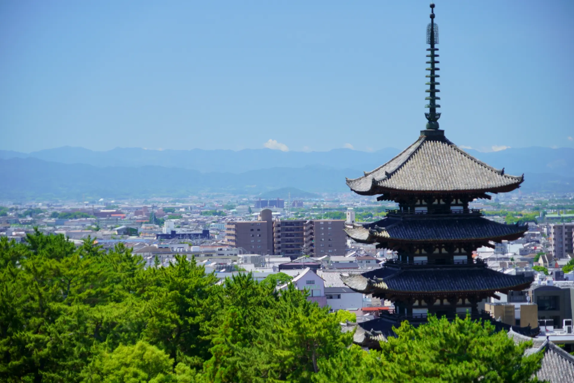 興福寺にそびえる国宝・五重塔