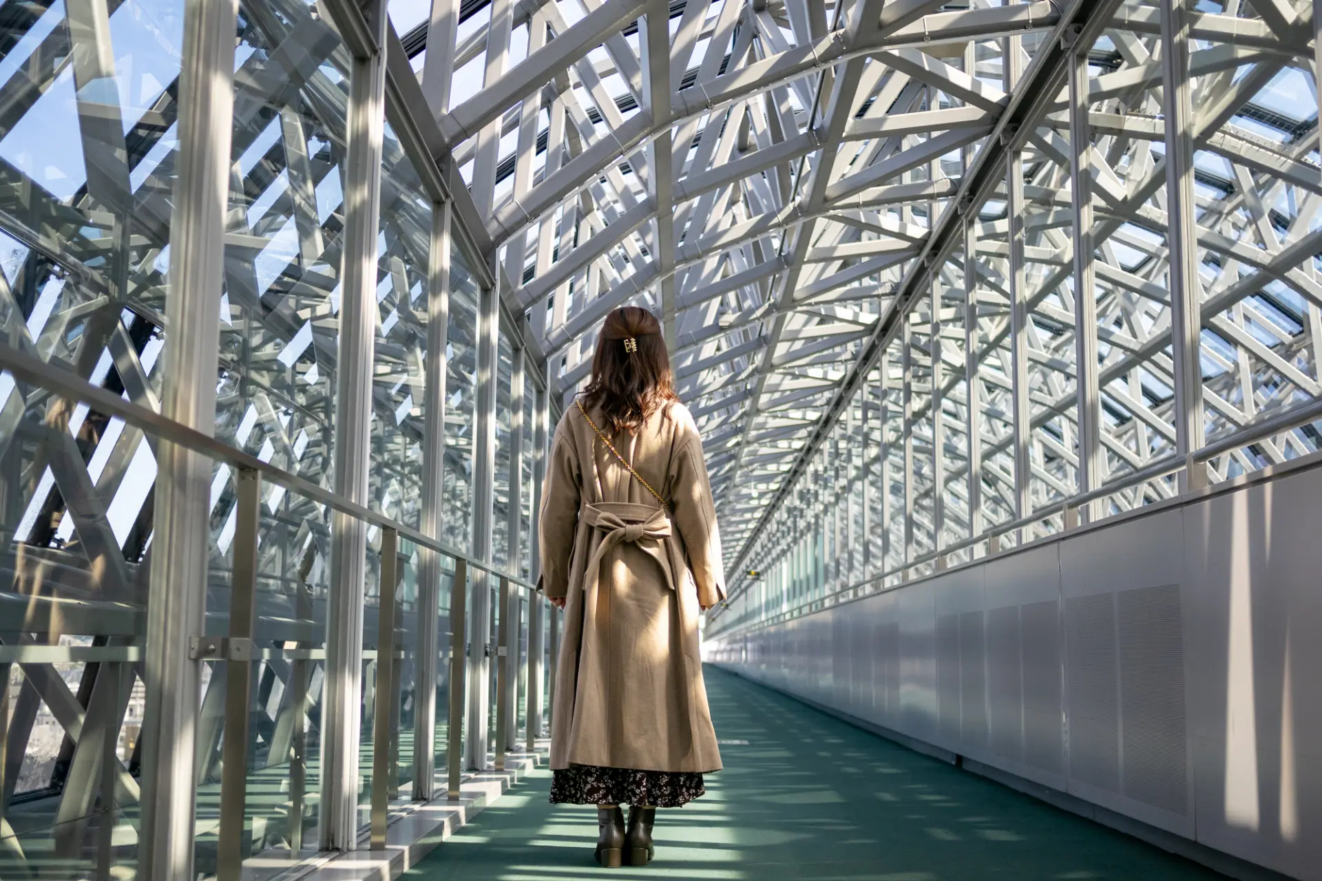 The Skyway Walk with panoramic views of Kyoto’s cityscape