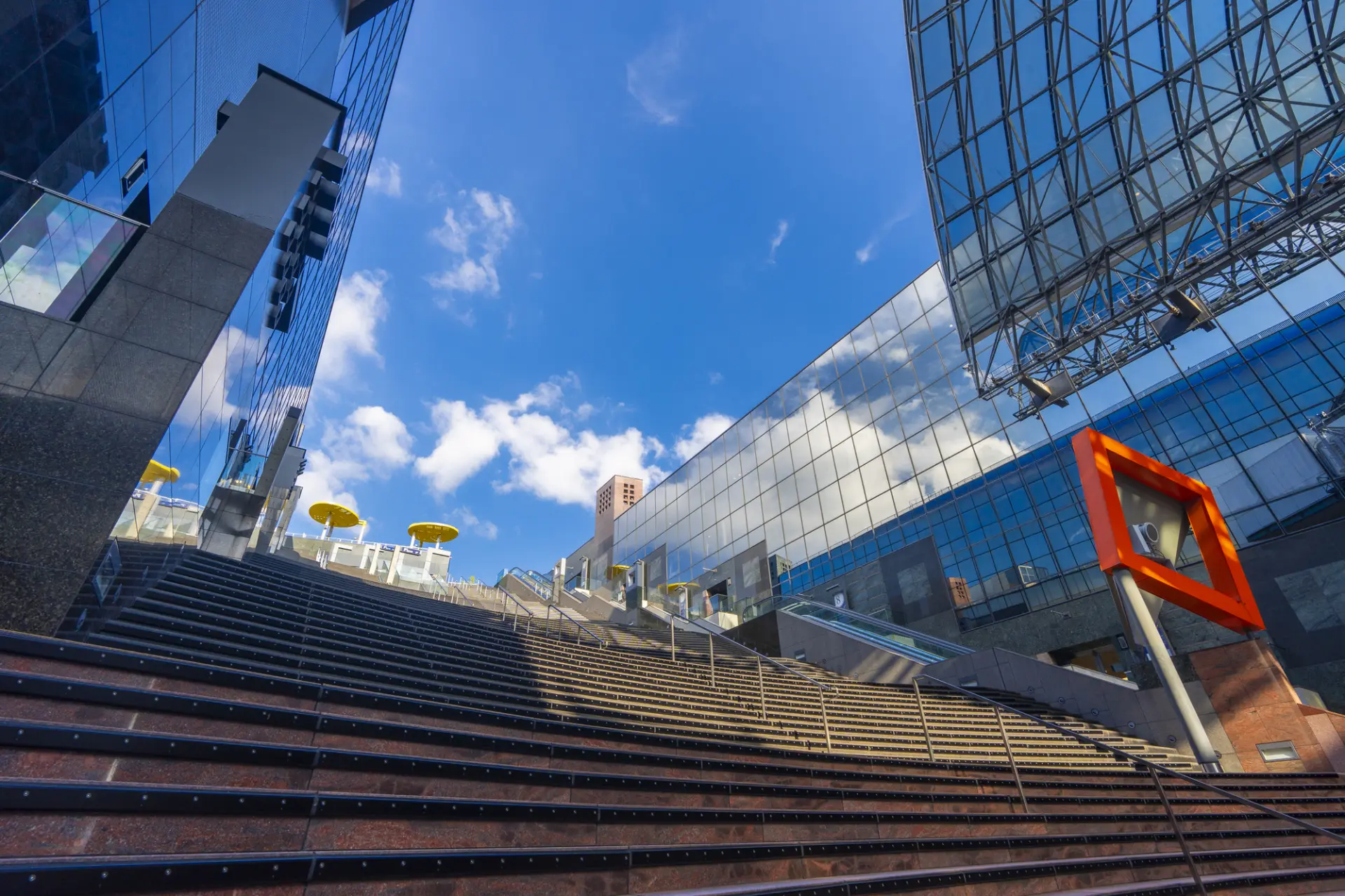 The 171-step Grand Staircase