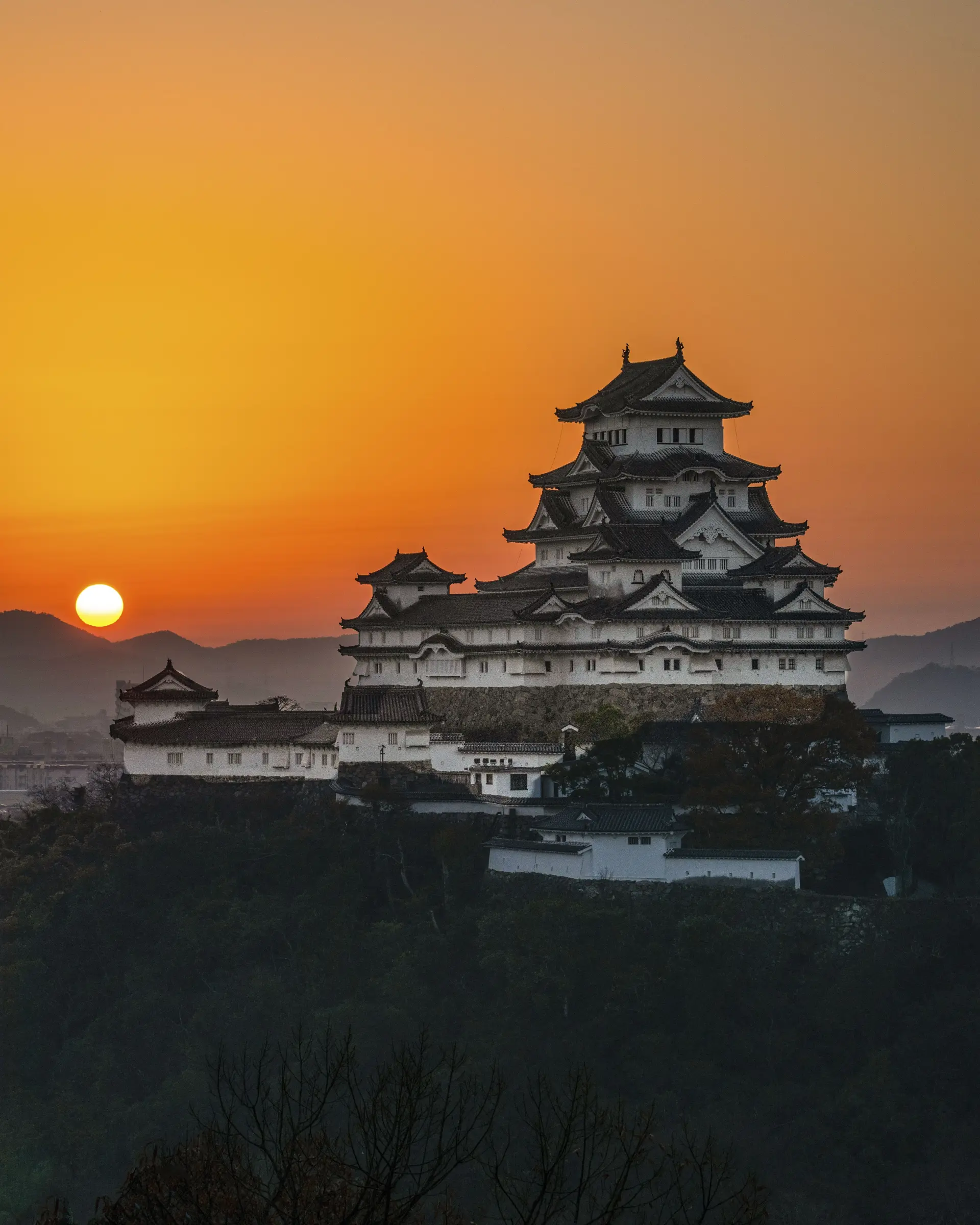 "Sunrise of Himeji Castle" by Guthrie McLean