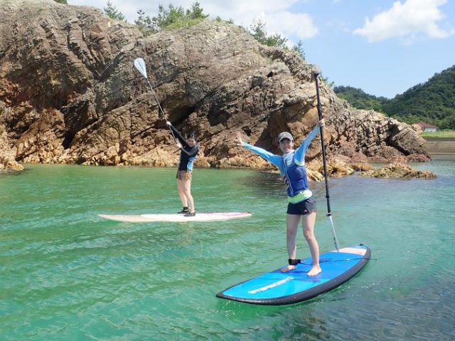 鳥取/SUP (浦富海岸での唯一のSUPツアー)