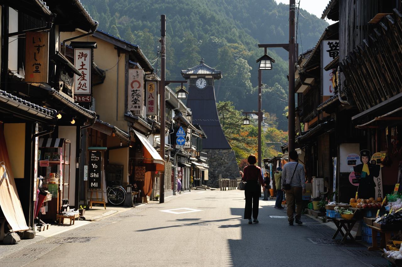 Ciudad del castillo de Izushi