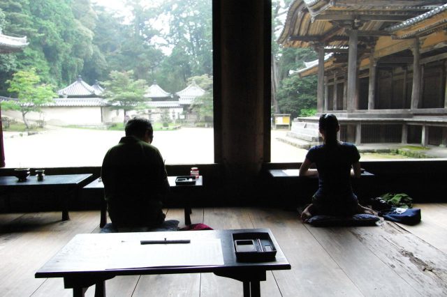 Shoshazan Engyo-ji Temple—Transcribing Petal Sutras