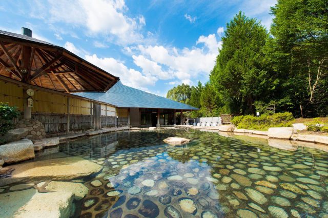 Grand bain en plein air Watarase Onsen