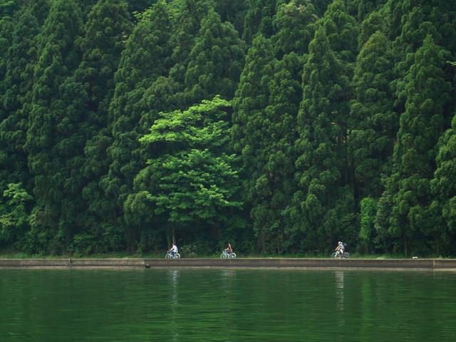 Cyclisme sur les cinq lacs de Mikata