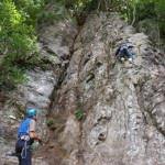 Escalada en roca (Casa natural Mikata Kogen de la ciudad de Amagasaki)