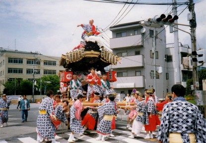 Danjiri in Wada Shrine