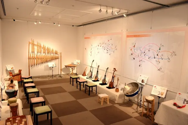 「平和構築の音楽」展　　世界の民族楽器を体験できます
