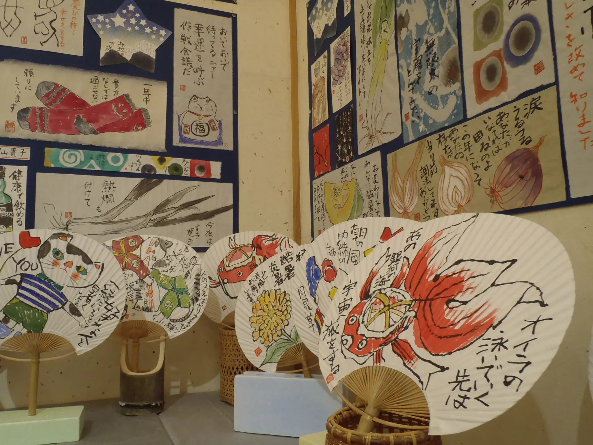 絵と文字で伝える、温かい手書きの作品の数々をぜひご覧下さい