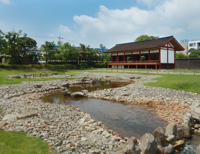 平城京左京三条二坊宮跡庭園全景