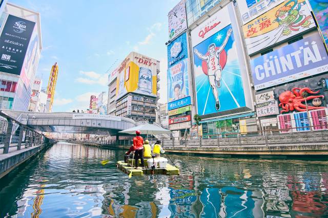 道頓堀を水上から眺めるスペシャル体験