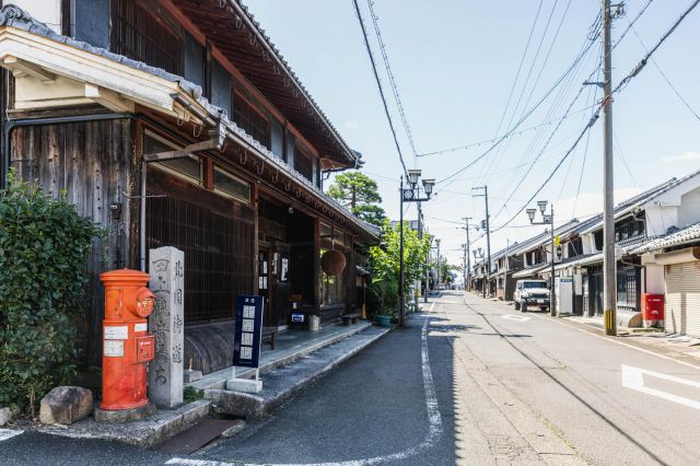 Townscape of Kinomoto Brewery Town