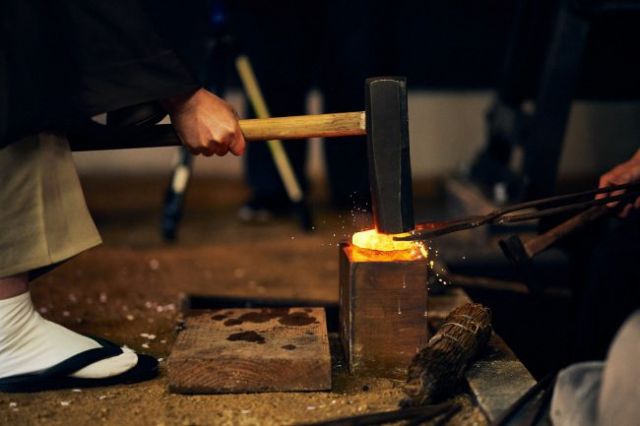 日本刀制作の様子