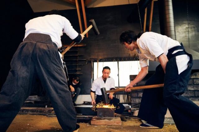 日本刀制作の様子