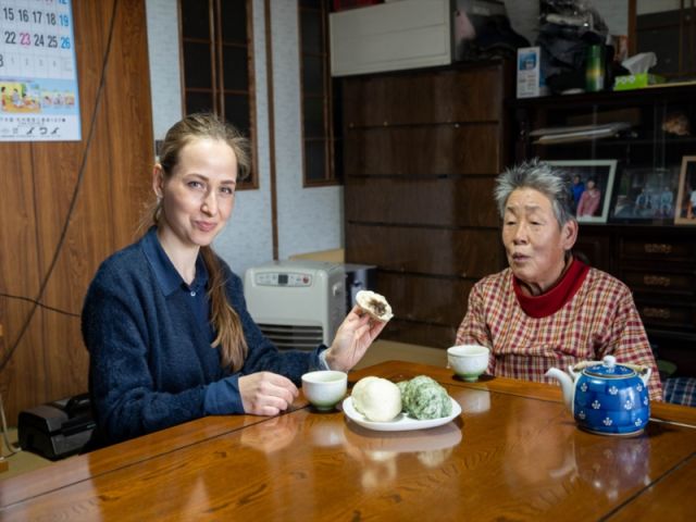 集落の農家で過ごすひととき