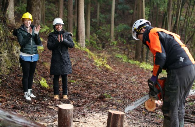 最後に山師が仕上げてくれます