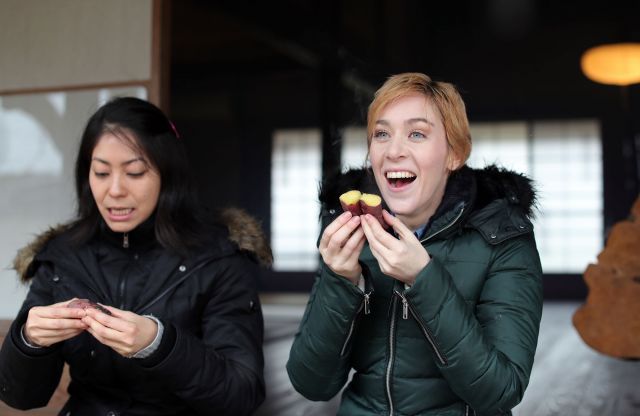 秋冬は焼き芋も楽しめます