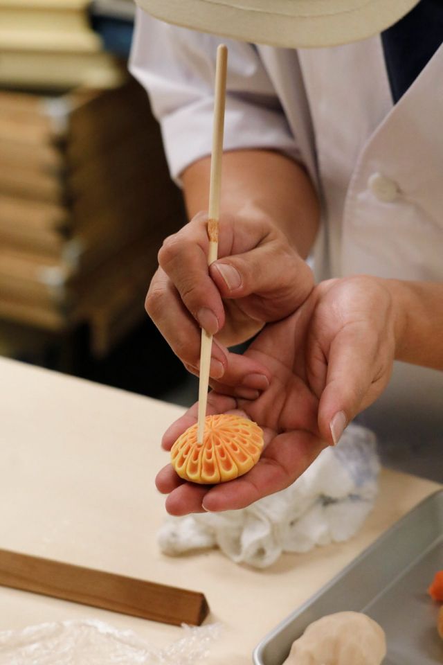 体験で制作する和菓子の一例