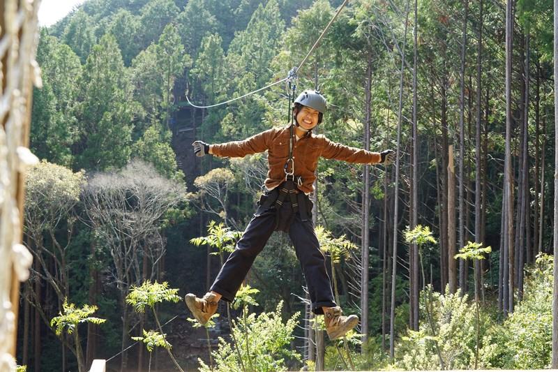 椿谷自然体験村（ジップライン・キャンプ・各種自然体験）