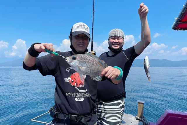 豊富な魚種の釣りを体験できます