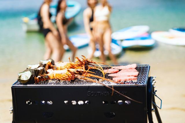 無人島でのＢＢＱ（イメージ）