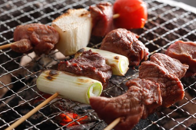 Food made with venison (dinner option at the farmhouse)