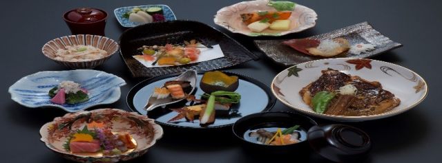 One example of kaiseki cuisine
