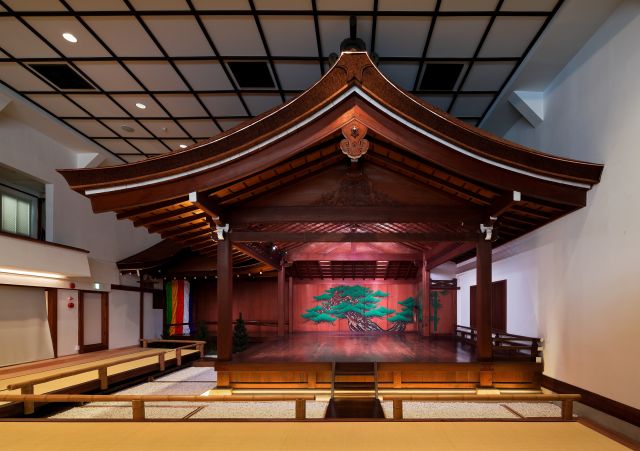A Noh play at Yamamoto Noh Theater