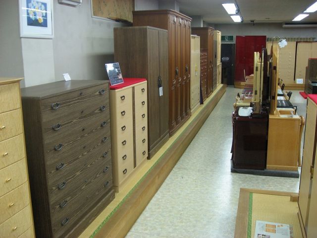 Scene of the showroom