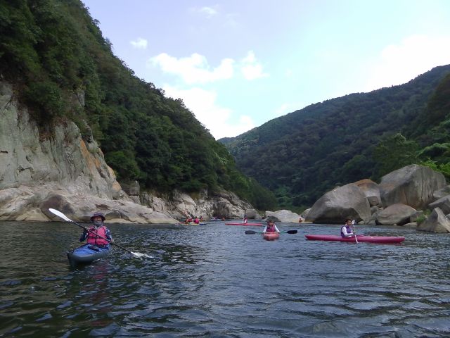 Enjoy the nature of Kasagi, Kyoto with a canoe and specialty coffee!