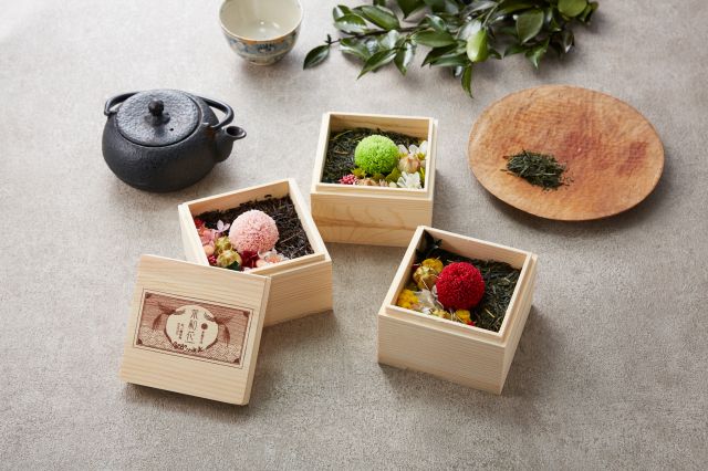 京都の名産宇治茶を植物として楽しむ観賞用植物"茶和花"のオリジナル制作