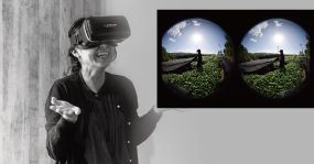 Finally, you will be able to use VR to enjoy a rare experience: a walk through tea fields in the May leaf-picking season
