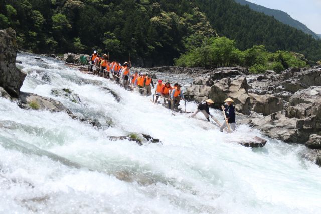 Kitayama River Log Rafting