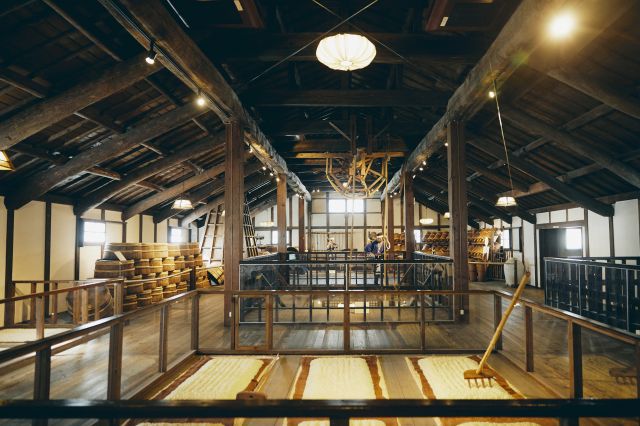The original sake brewery museum is located in a sake cellar built in the early Taisho era.